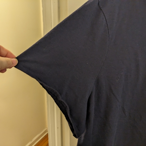 Sonoma navy blue, vneck everyday tee, size 3X - Picture 4 of 8